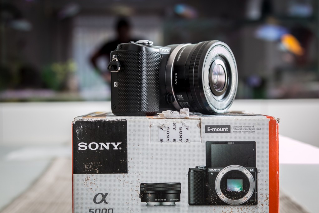 Linke Seite der Sony A5000